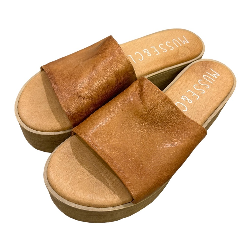 Musse & Cloud McRoger platform chunky clog sandals size 40, Women’s Size 9 US